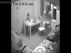 Voyeur sets up a hidden cam to watch crazy naked wives masturbating